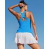 image:imageRUNNING GIRL Workout Tank Tops for WomenStrappy Yoga Tops with Built in Bras Athletic Exercise Tops PaddedBright Blue