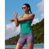 image:imageRUNNING GIRL Workout Tank Tops for WomenStrappy Yoga Tops with Built in Bras Athletic Exercise Tops PaddedGreen