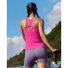 image:imageRUNNING GIRL Workout Tank Tops for WomenStrappy Yoga Tops with Built in Bras Athletic Exercise Tops PaddedHot Pink