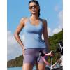 image:imageRUNNING GIRL Workout Tank Tops for WomenStrappy Yoga Tops with Built in Bras Athletic Exercise Tops PaddedLight Blue