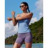 image:imageRUNNING GIRL Workout Tank Tops for WomenStrappy Yoga Tops with Built in Bras Athletic Exercise Tops PaddedLight Blue