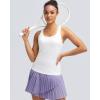 image:imageRUNNING GIRL Workout Tank Tops for WomenStrappy Yoga Tops with Built in Bras Athletic Exercise Tops PaddedWhite