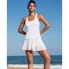 image:imageRUNNING GIRL Workout Tank Tops for WomenStrappy Yoga Tops with Built in Bras Athletic Exercise Tops PaddedWhite