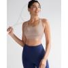 image:imageRUNNING GIRL High Impact Sports Bras for Women  Scoop Neck Strappy Sports Bra High Support Moulded Cup Workout BraAnude