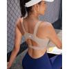 image:imageRUNNING GIRL High Impact Sports Bras for WomenRacerback Running Bra Workout Crop Tank Tops Longline Sports Bra Push upDnude