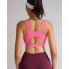 image:imageRUNNING GIRL High Impact Sports Bras for WomenRacerback Running Bra Workout Crop Tank Tops Longline Sports Bra Push upDsour Pink