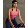 image:imageRUNNING GIRL High Impact Sports Bras for WomenRacerback Running Bra Workout Crop Tank Tops Longline Sports Bra Push upDsour Pink