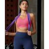 image:imageRUNNING GIRL High Impact Sports Bras for WomenRacerback Running Bra Workout Crop Tank Tops Longline Sports Bra Push upDsour Pink