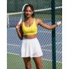 image:imageRUNNING GIRL Sports Bra for Women High Support Molded Cup Supportive High Impact Sports Bras with Sewn in PadsAbright Yellow