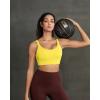 image:imageRUNNING GIRL Sports Bra for Women High Support Molded Cup Supportive High Impact Sports Bras with Sewn in PadsAbright Yellow