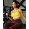 image:imageRUNNING GIRL Sports Bra for Women High Support Molded Cup Supportive High Impact Sports Bras with Sewn in PadsAbright Yellow
