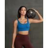 image:imageRUNNING GIRL Sports Bra for Women High Support Molded Cup Supportive High Impact Sports Bras with Sewn in PadsAdark Blue