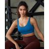image:imageRUNNING GIRL Sports Bra for Women High Support Molded Cup Supportive High Impact Sports Bras with Sewn in PadsAdark Blue