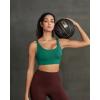 image:imageRUNNING GIRL Sports Bra for Women High Support Molded Cup Supportive High Impact Sports Bras with Sewn in PadsAdark Green