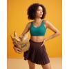 image:imageRUNNING GIRL Sports Bra for Women High Support Molded Cup Supportive High Impact Sports Bras with Sewn in PadsAdark Green