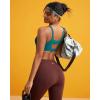 image:imageRUNNING GIRL Sports Bra for Women High Support Molded Cup Supportive High Impact Sports Bras with Sewn in PadsAdark Green