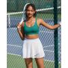 image:imageRUNNING GIRL Sports Bra for Women High Support Molded Cup Supportive High Impact Sports Bras with Sewn in PadsAdark Green