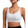 image:imageRUNNING GIRL Sports Bra for Women High Support Molded Cup Supportive High Impact Sports Bras with Sewn in PadsAgrey