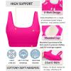 image:imageRUNNING GIRL Sports Bra for Women High Support Molded Cup Supportive High Impact Sports Bras with Sewn in PadsAhot Pink