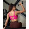 image:imageRUNNING GIRL Sports Bra for Women High Support Molded Cup Supportive High Impact Sports Bras with Sewn in PadsAhot Pink