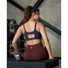 image:imageRUNNING GIRL Sports Bra for Women High Support Molded Cup Supportive High Impact Sports Bras with Sewn in PadsAnavy Blue