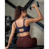 image:imageRUNNING GIRL Sports Bra for Women High Support Molded Cup Supportive High Impact Sports Bras with Sewn in PadsAnavy Blue