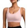 image:imageRUNNING GIRL Sports Bra for Women High Support Molded Cup Supportive High Impact Sports Bras with Sewn in PadsApink