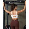 image:imageRUNNING GIRL Sports Bra for Women High Support Molded Cup Supportive High Impact Sports Bras with Sewn in PadsAwhite