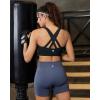image:imageRUNNING GIRL Sports Bra for Women High SupportStrappy Running Supportive High Impact Sports Bras with Sewn in PadsBlack