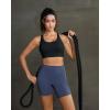 image:imageRUNNING GIRL Sports Bra for Women High SupportStrappy Running Supportive High Impact Sports Bras with Sewn in PadsBlack