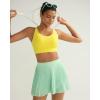 image:imageRUNNING GIRL Sports Bra for Women High SupportStrappy Running Supportive High Impact Sports Bras with Sewn in PadsBright Yellow