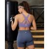 image:imageRUNNING GIRL Sports Bra for Women High SupportStrappy Running Supportive High Impact Sports Bras with Sewn in PadsDusty Lavender