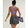 image:imageRUNNING GIRL Sports Bra for Women High SupportStrappy Running Supportive High Impact Sports Bras with Sewn in PadsDusty Lavender