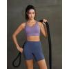 image:imageRUNNING GIRL Sports Bra for Women High SupportStrappy Running Supportive High Impact Sports Bras with Sewn in PadsDusty Lavender