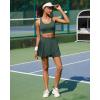 image:imageRUNNING GIRL Sports Bra for Women High SupportStrappy Running Supportive High Impact Sports Bras with Sewn in PadsForest Green