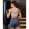 image:imageRUNNING GIRL Sports Bra for Women High SupportStrappy Running Supportive High Impact Sports Bras with Sewn in PadsGrey