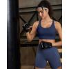 image:imageRUNNING GIRL Sports Bra for Women High SupportStrappy Running Supportive High Impact Sports Bras with Sewn in PadsNavy Blue