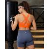 image:imageRUNNING GIRL Sports Bra for Women High SupportStrappy Running Supportive High Impact Sports Bras with Sewn in PadsOrange
