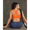 image:imageRUNNING GIRL Sports Bra for Women High SupportStrappy Running Supportive High Impact Sports Bras with Sewn in PadsOrange