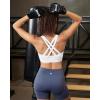 image:imageRUNNING GIRL Sports Bra for Women High SupportStrappy Running Supportive High Impact Sports Bras with Sewn in PadsWhite