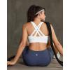 image:imageRUNNING GIRL Sports Bra for Women High SupportStrappy Running Supportive High Impact Sports Bras with Sewn in PadsWhite