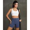 image:imageRUNNING GIRL Sports Bra for Women High SupportStrappy Running Supportive High Impact Sports Bras with Sewn in PadsWhite