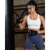 image:imageRUNNING GIRL Sports Bra for Women High SupportStrappy Running Supportive High Impact Sports Bras with Sewn in PadsWhite