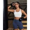 image:imageRUNNING GIRL Sports Bra for Women High SupportStrappy Running Supportive High Impact Sports Bras with Sewn in PadsWhite