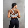 image:imageRUNNING GIRL Sports Bra for WomenAdjustable Straps Supportive High Impact Sports Bra with Sewn in PadsAgrey