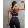 image:imageRUNNING GIRL Sports Bra for WomenAdjustable Straps Supportive High Impact Sports Bra with Sewn in PadsAnavy Blue
