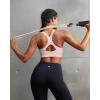 image:imageRUNNING GIRL Sports Bra for WomenAdjustable Straps Supportive High Impact Sports Bra with Sewn in PadsApink