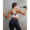 image:imageRUNNING GIRL Sports Bra for WomenAdjustable Straps Supportive High Impact Sports Bra with Sewn in PadsAwhite