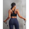 image:imageRUNNING GIRL Sports Bra for WomenAdjustable Straps Supportive High Impact Sports Bra with Sewn in PadsBlack