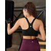 image:imageRUNNING GIRL Sports Bra for WomenAdjustable Straps Supportive High Impact Sports Bra with Sewn in PadsBlack